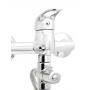 Смеситель для ванны Santrek Aqua 710 Standart SB03/19, однорычажный, длинный излив, ручной душ, хром