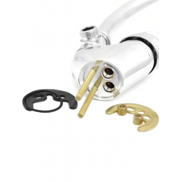 Смеситель для кухни Santrek Aqua 745 Standart SB75, однорычажный, C-излив, ручной душ хром