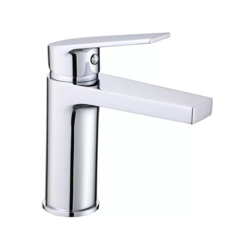 Смеситель для раковины VIEIR V013511, однорычажный, средний Г-излив, хром купить в интернет магазине Санрай73