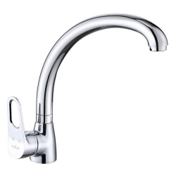 Смеситель для кухни VIEIR V023521, однорычажный, высокий С-излив