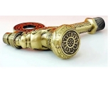 Кран шаровой водоразборный 1/2" Vieir Ретро декор Дракон бронза длинный