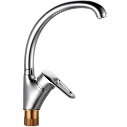 Смеситель для кухни VIEIR V174021, однорычажный, высокий С-излив