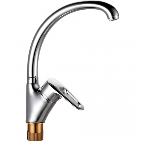 Смеситель для кухни VIEIR V174021, однорычажный, высокий С-излив купить в интернет магазине Санрай73