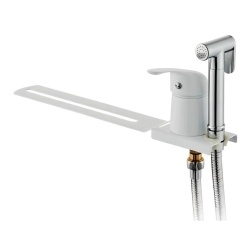 Смеситель с гигиеническим душем VIEIR V502555F, на унитаз, однорычажный