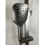 Душевая система VIEIR V393561G, термостатический, излив, ручной душ, тропический душ, штанга, графит