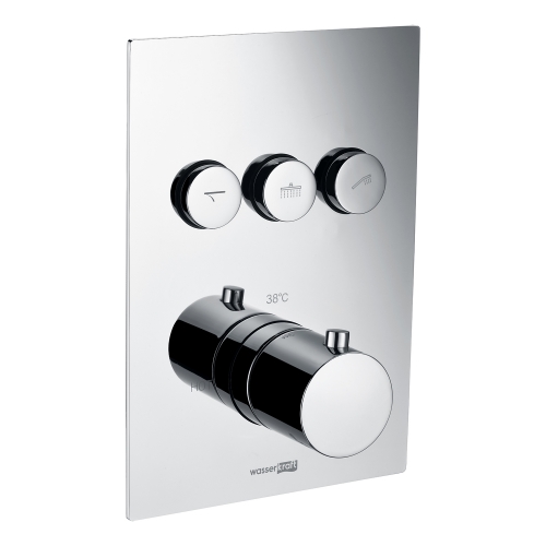 Термостатический смеситель для ванны и душа WasserKraft Neime 1944 Thermo купить в интернет магазине Санрай73