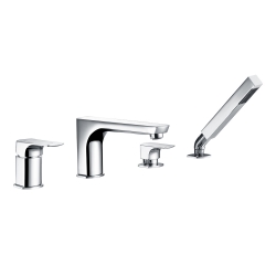 Смеситель на борт ванны, 4 отверстия WasserKraft Salm 2755