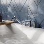 Смеситель на борт ванны, 4 отверстия WasserKraft Salm 2755