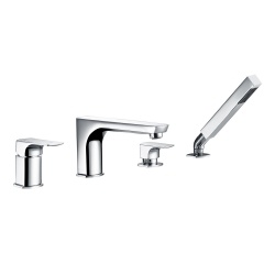 Смеситель на борт ванны, 4 отверстия WasserKraft Salm 2755