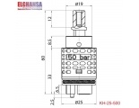 Картридж 50 bar керамический высокий D25 Elghansa SPARES KH-25-500 , черный
