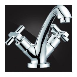 Смеситель для умывальника Elghansa ECOFLY 1902880 двухвентильный