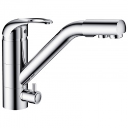 Смеситель для кухни Elghansa KITCHEN Pure Water 5602623-New, для фильтра, длинный излив, рычажный