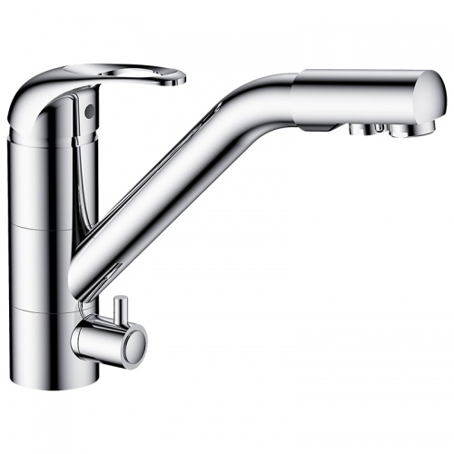 Смеситель для кухни Elghansa KITCHEN Pure Water 5602623-New, для фильтра, длинный излив, рычажный купить в интернет магазине Санрай73