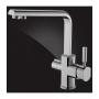 Смеситель для кухни Elghansa KITCHEN Pure Water 5604632, выход для фильтра, высокий излив, рычажный