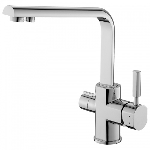 Смеситель для кухни Elghansa KITCHEN Pure Water 5604632, выход для фильтра, высокий излив, рычажный купить в интернет магазине Санрай73