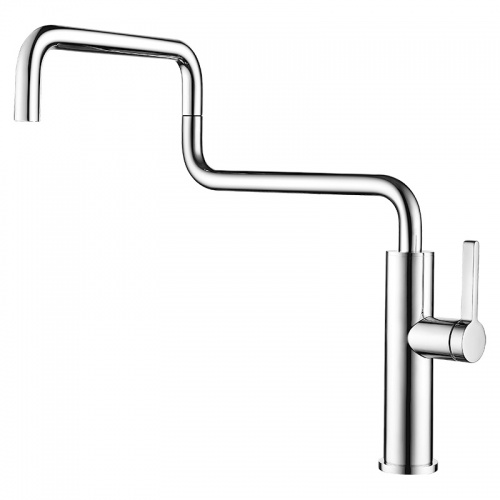 Смеситель для кухни Elghansa CLIQ 5607324 с раскладным изливом, однорычажный купить в интернет магазине Санрай73