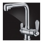 Смеситель для кухни Elghansa KITCHEN Pure Water 56A5740, выход для фильтра, высокий излив, рычажный