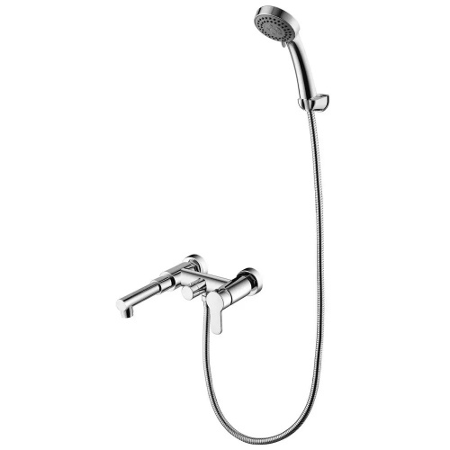 Смеситель для ванны Elghansa DYNAMIC 2336338, однорычажный, выдвижной излив,  душевой комплект купить в интернет магазине Санрай73