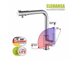 Смеситель Elghansa CLIQ 5698224 для кухни (для фильтра) с переключателем на изливе
