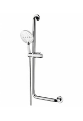 Душевой комплект Elghansa SHOWER RAIL SB-329, ручной душ, штанга-поручень 900 мм, угол