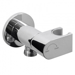 Подключение для душевого шланга Elghansa UNIT WS-9K с держателем лейки и запорным клапаном