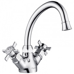 Смеситель для умывальника Elghansa PRAKTIC CHROME 1922660 двухвентильный