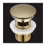 Донный клапан Elghansa WASTE SYSTEMS WBT-122-Bronze для раковины с переливом, бронза