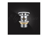 Донный клапан Elghansa WASTE SYSTEMS WBT-125 для раковины с переливом, хром