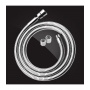 Шланг для душа Elghansa SHOWER HOSE SH008-New, вытяжной для выдвижных леек, 200 см, хром