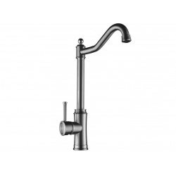 Смеситель для кухни Elghansa STAINLESS STEEL 56D4737-Steel, высокий излив, однорычажный