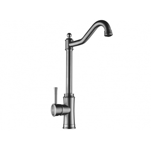 Смеситель для кухни Elghansa STAINLESS STEEL 56D4737-Steel, высокий излив, однорычажный купить в интернет магазине Санрай73