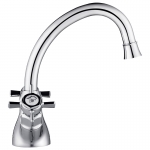 Купить кухонный хромированный смеситель в Ульяновске каталог с ценами