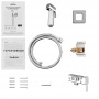 Смеситель с гигиеническим душем Elghansa CONCEALED 22Q0017 Set-112, встраиваемый