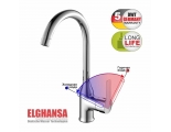 Смеситель для кухни Elghansa EMERALD New 5691010 высокий, однорычажный