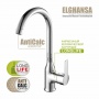 Смеситель для кухни Elghansa EMERALD New 5691010 высокий, однорычажный