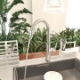 Смеситель для кухни Elghansa KITCHEN 56B1498, высокий излив, поворотный аэратор, однорычажный
