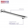 Кронштейн для верхнего душа Elghansa SoftLine CR-54 настенный, плоский, 400х 40х15 мм, хром