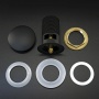 Донный клапан Elghansa WASTE SYSTEMS WBT-122-Black для раковины с переливом, черный