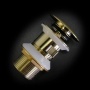 Донный клапан Elghansa WASTE SYSTEMS WBT-122-Bronze для раковины с переливом, бронза