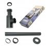 Сифон для раковины Elghansa WASTE SYSTEMS WBT-512-Black цилиндрический, черный