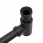 Сифон для раковины Elghansa WASTE SYSTEMS WBT-512-Black цилиндрический, черный