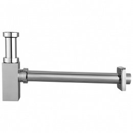 Сифон для раковины 1-1/4" 220*345 мм SquareLine