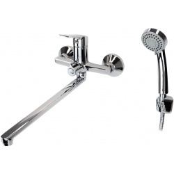 Смеситель для ванны ESKO Saint-Petersburg SPb31, длинный излив, с душевым комплектом