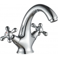 Смеситель для умывальника ESKO Vienna VN26-2, двухвентильный, литой излив