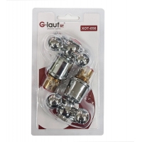 Кран-букса 1/2 кер с маховиком Glauf XOT-856 КРЕСТ (блистер) пара