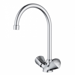 Смеситель для кухни RedBlu by Damixa Object 340000000, двухвентильный, высокий излив