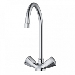 Смеситель для кухни RedBlu by Damixa Object 340000000, двухвентильный, высокий излив