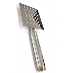 Лейка душевая Santrek Aqua OLS-001 сталь нержавеющая, 1 режим, 80х100мм L=225мм