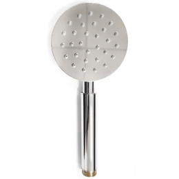 Лейка душевая Santrek Aqua OLS-002 сталь нержавеющая, 1 режим, d=98мм L=225мм