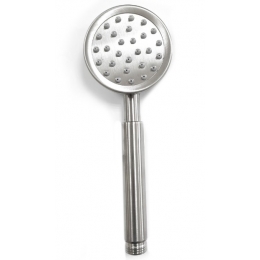 Лейка душевая Santrek Aqua OLS-005 сталь нержавеющая, 1 режим, d=100мм L=230мм